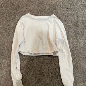 amazon white cropped top
